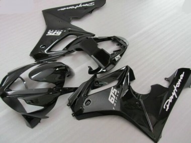 2006-2008 Triumph Daytona 675 Triple Motorcycle Fairings - Glossy Black Matte Black UK Manufacturers