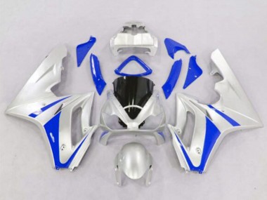 2006-2008 Triumph Daytona 675 Triple Motorcycle Fairings - Silver Blue UK Manufacturers