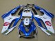 2006-2008 Triumph Daytona 675 Triple Motorcycle Fairings - White Blue UK Manufacturers