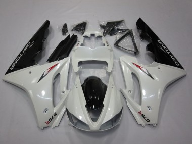 2009-2012 Triumph Daytona 675 Triple Motorcycle Fairing - White Glossy Black UK Manufacturers