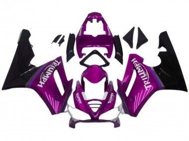 2009-2012 Triumph Daytona 675 Triple Motorcycle Fairings - Purple Glossy Black UK Manufacturers