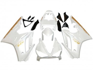 2009-2012 Triumph Daytona 675 Triple Motorcycle Fairings - White Gold UK Manufacturers