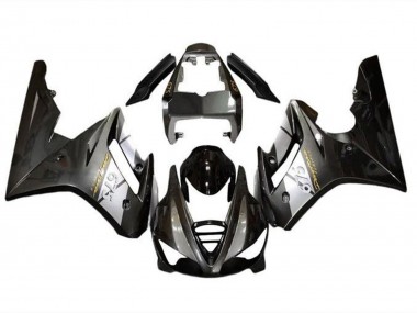 2009-2012 Triumph Daytona 675 Triple Motorcycle Fairings - Silver Glossy Black UK Manufacturers