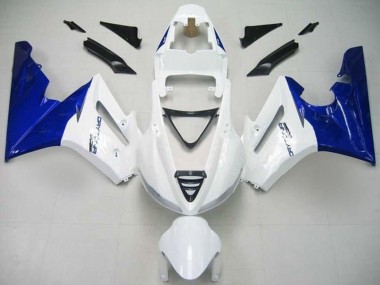 2009-2012 Triumph Daytona 675 Triple Motorcycle Fairing - White Blue UK Manufacturers