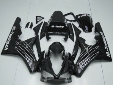 2009-2012 Triumph Daytona 675 Triple Motorcycle Fairings - Glossy Black White Claw UK Manufacturers