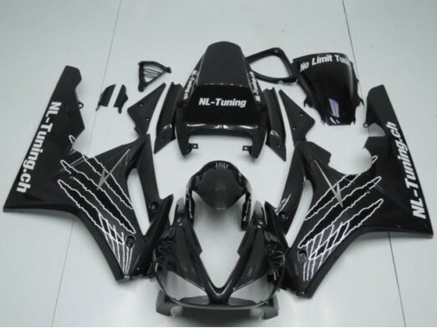 2009-2012 Triumph Daytona 675 Triple Motorcycle Fairings - Glossy Black White Claw UK Manufacturers