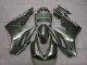 2009-2012 Triumph Daytona 675 Triple Motorcycle Fairings - Matte Green White UK Manufacturers