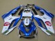 2009-2012 Triumph Daytona 675 Triple Motorcycle Fairings - White Blue Hpi UK Manufacturers