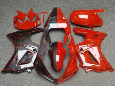 2003-2013 Suzuki SV650 Motorcycle Fairings - Glossy Red Carbon Fiber UK Manufacturers