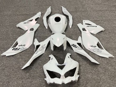 2019-2025 Kawasaki ZX4R ZX-4RR Motorcycle Fairings - Pearl White Black UK Manufacturers