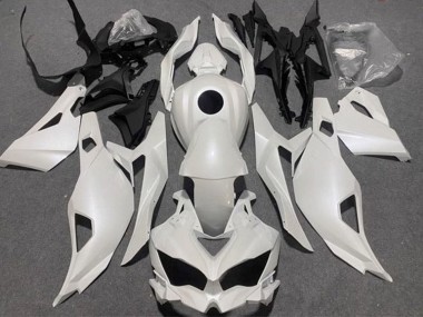 2019-2025 Kawasaki ZX4R ZX-4RR Motorcycle Fairings - Pearl White UK Manufacturers