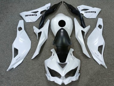 2019-2025 Kawasaki ZX4R ZX-4RR Motorcycle Fairings - White Matte Black UK Manufacturers