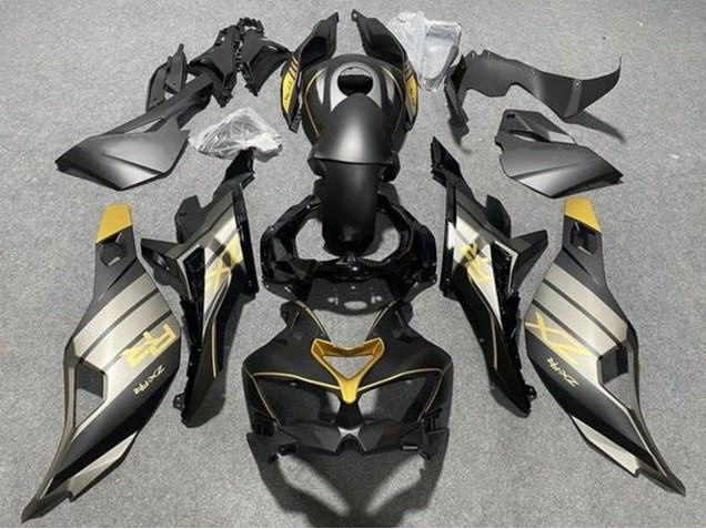 2019-2025 Kawasaki ZX4R ZX-4RR Motorcycle Fairings - Matte Black Glossy Black Grey Gold UK Manufacturers