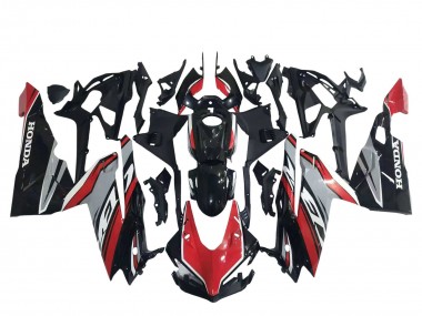 2017-2022 Honda CBR250RR Motorcycle Fairings - Red Silver Glossy Black UK Manufacturers