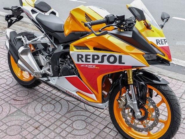 2017-2022 Honda CBR250RR Motorcycle Fairings - Yellow White Red Repsol UK Manufacturers