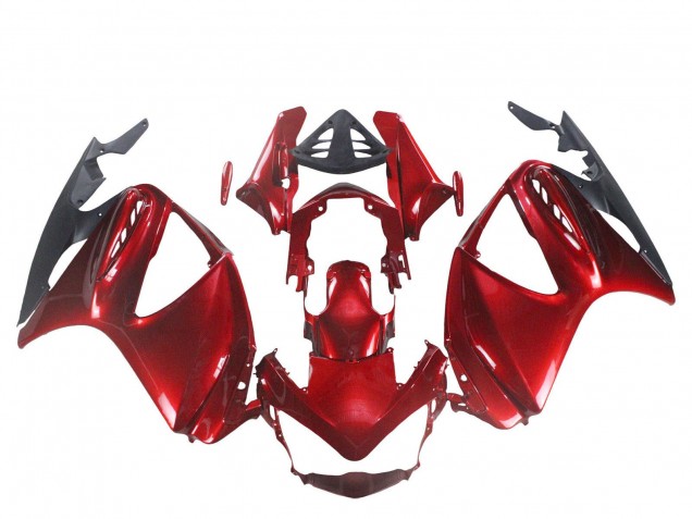 2002-2016 Honda ST1300 Motorcycle Fairings - Red Matte Black UK Manufacturers