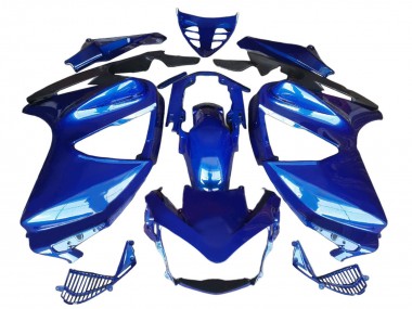2002-2016 Honda ST1300 Motorcycle Fairings - Blue Matte Black UK Manufacturers