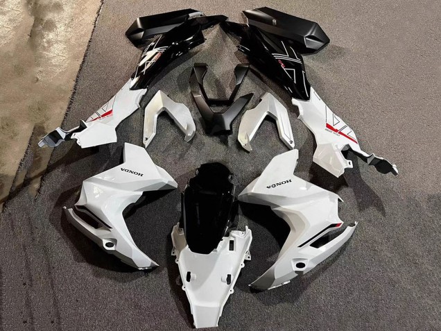 2022-2024 Honda ADV160 Motorcycle Fairing - White Glossy Black UK Manufacturers