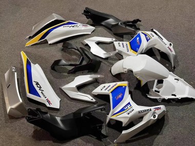 2022-2024 Honda ADV160 Motorcycle Fairings - White Blue Yellow HRC UK Manufacturers