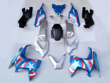 2022-2024 Honda ADV160 Motorcycle Fairings - Silver Blue Red White Star UK Manufacturers