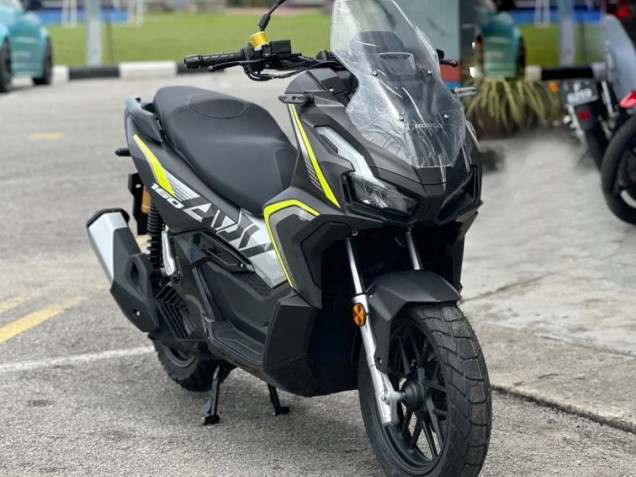 2022-2024 Honda ADV160 Motorcycle Fairings - Silver Yellow Matte Black UK Manufacturers