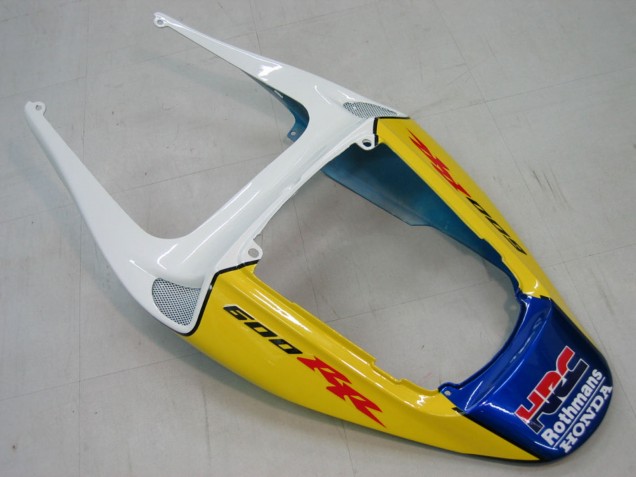 2005-2006 Honda CBR600RR Motorcycle Fairings - Blue White Yellow Rothmans UK Manufacturers