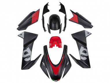 2020-2024 Aprilia RS660 Motorcycle Fairings - Black Red UK Manufacturers