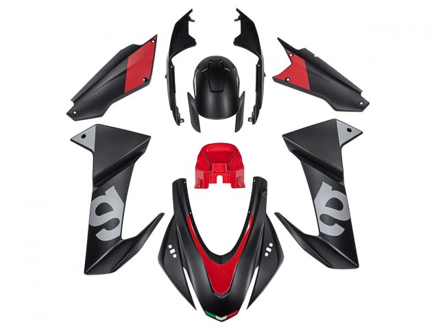 2020-2024 Aprilia RS660 Motorcycle Fairings - Black Red UK Manufacturers