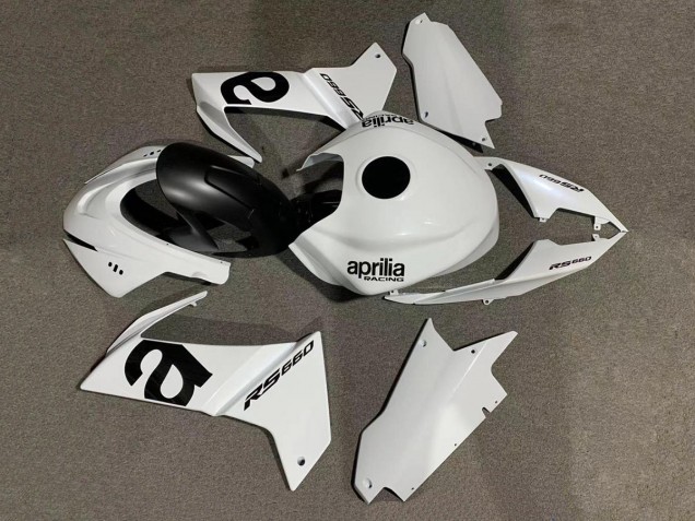 2020-2024 Aprilia RS660 Motorcycle Fairings - White UK Manufacturers