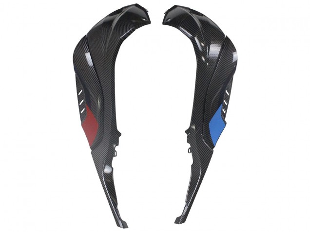 2023-2024 BMW S1000RR Motorcycle Fairings - Blue Red Carbon Fiber UK Manufacturers