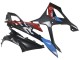 2023-2024 BMW S1000RR Motorcycle Fairings - Blue Red Carbon Fiber UK Manufacturers