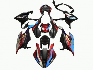 2019-2022 BMW S1000RR Motorcycle Fairing - Black Blue Red Gold UK Manufacturers