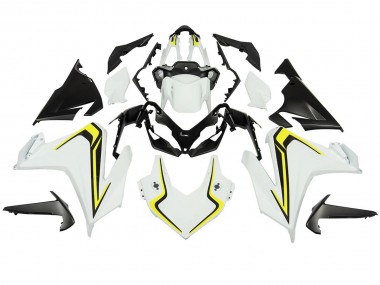 2022-2023 Honda CBR500R Motorcycle Fairings - White Neon Yellow Matte Black UK Manufacturers
