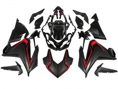 2022-2023 Honda CBR500R Motorcycle Fairing - Matte Black Red UK Manufacturers