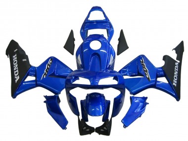 2003-2004 Honda CBR600RR Motorcycle Fairing - Blue Matte Black UK Manufacturers