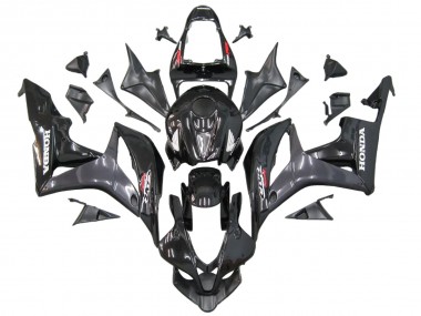 2007-2008 Honda CBR600RR Motorcycle Fairings - Grey Glossy Black with Decals UK Manufacturers