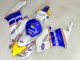 2004-2005 Honda CBR1000RR Motorcycle Fairings - White Blue Yellow Rothmans UK Manufacturers
