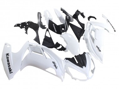 2012-2016 Kawasaki EX650 Motorcycle Fairings - White Black UK Manufacturers