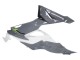2019-2022 Kawasaki ZX6R Motorcycle Fairings - White Grey Green UK Manufacturers