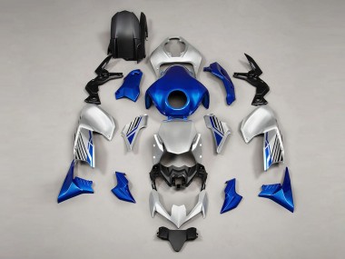 2020-2024 Kawasaki Z900 Motorcycle Fairings - Blue Silver UK Manufacturers