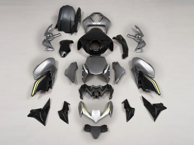 2020-2024 Kawasaki Z900 Motorcycle Fairings - Grey Black UK Manufacturers
