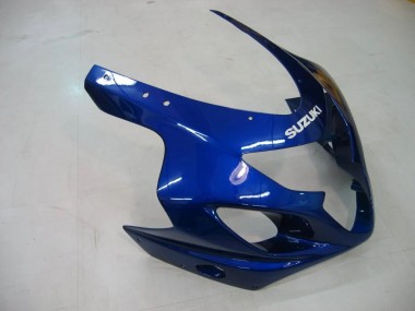 2004-2005 Suzuki GSXR 600/750 Motorcycle Fairings - Blue Grey Glossy Black UK Manufacturers