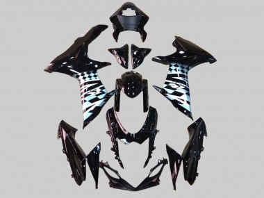 2011-2024 Suzuki GSXR 600/750 Motorcycle Fairings - Glossy Black White UK Manufacturers