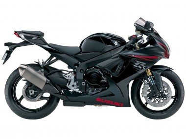 2011-2024 Suzuki GSXR 600/750 Motorcycle Fairings - Matte Black Red UK Manufacturers