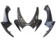2006-2007 Suzuki GSXR 600/750 Motorcycle Fairings - Black White Carbon Fiber Style UK Manufacturers