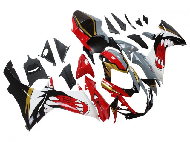 2011-2024 Suzuki GSXR 600/750 Motorcycle Fairings - Red Gold Grey Black White Shark UK Manufacturers