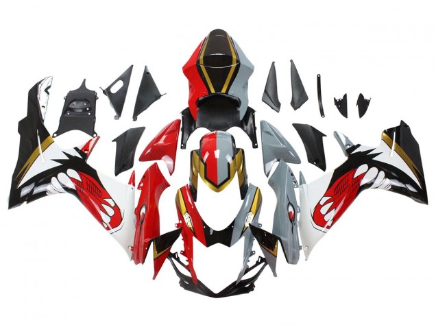 2011-2024 Suzuki GSXR 600/750 Motorcycle Fairings - Red Gold Grey Black White Shark UK Manufacturers