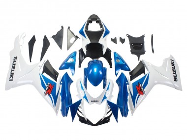 2011-2024 Suzuki GSXR 600/750 Motorcycle Fairings - Blue White UK Manufacturers