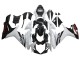 2011-2024 Suzuki GSXR 600/750 Motorcycle Fairings - White Glossy Black UK Manufacturers