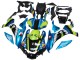 2015-2019 Yamaha YZF R1 Motorcycle Fairings - Blue Green Black Shark UK Manufacturers
